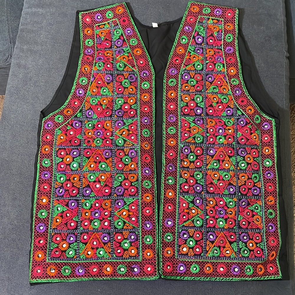 New embroidered waist coat